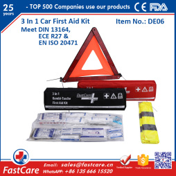 3 in 1 Car First Aid Kit DIN 13164